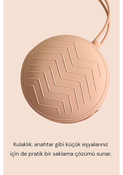 Moısy Silikon Emzik Saklama Kutusu - Şeftali modelleri