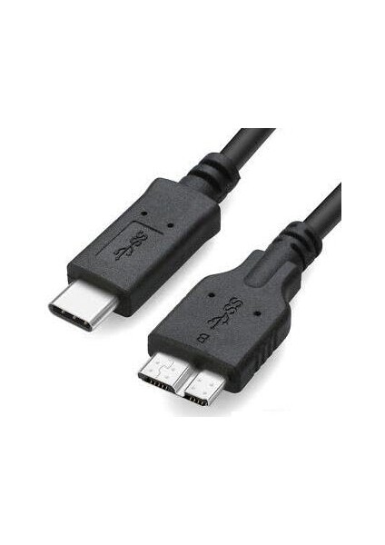 4052 USB Type C To Micro USB 3.0 Taşınabilir Hard Disk Kablosu USB 3.1 Veya 3.0 Micro-B Bağlantı Noktalı Harici Sabit Sürücüye, Tablete ve Akıllı Telefona Dosya Aktarım Sağlar (0,5 Metre) indirimleri