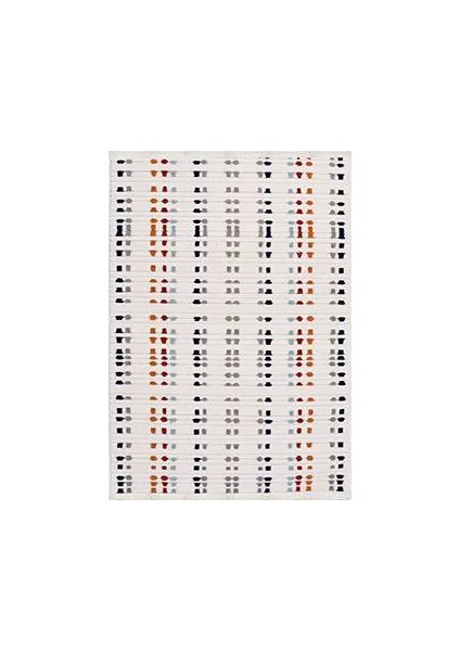 Pesga Modern Multi Polyester Pamuk Tabanlı Makine Halısı