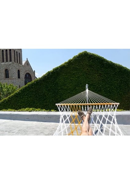 Suya Dayanıklı Polyester Çift Kat Kişilik El Örgü Kalın Halatlı Ipli Sallanan Sağlam Hamak Salıncak fiyatları