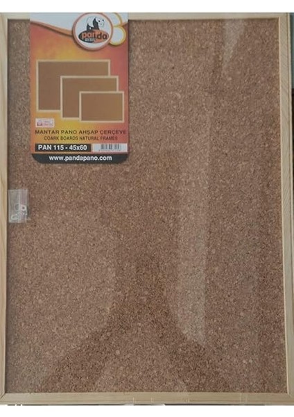 Pan 115 Ahşap Çerçeveli Mantar Pano fiyatları