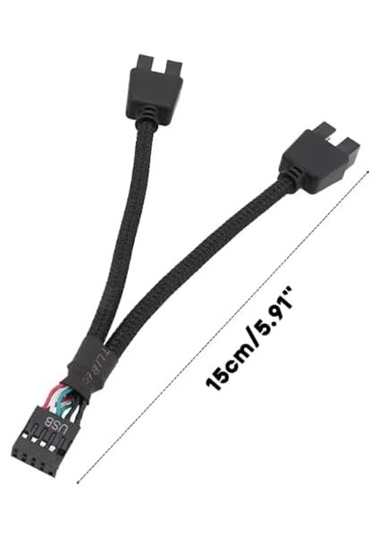 USB Çoklayıcı 2.0 9 Pin Başlık Hub Splitter Adaptörü Dönüştürücü modelleri