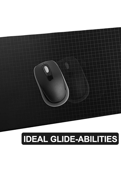 Bvifiox Büyük Oyun Mouse Pad 89,9 cm x 39,9 cm x 0,3 Cm, Premium Dokulu Kumaşlı Genişletilmiş Büyük Mouse Pad, Kaymaz Kauçuk Taban (SIYAH-9040) indirimleri