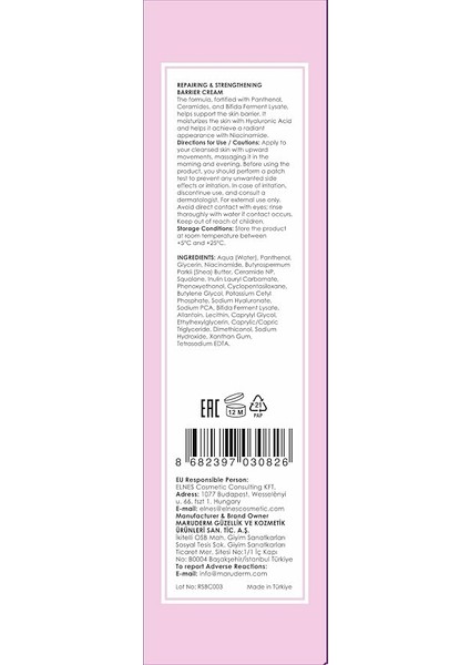 Bariyer Onarıcı ve Güçlendirici Ceramide Cilt Bakım Kremi 200 ml fırsatları