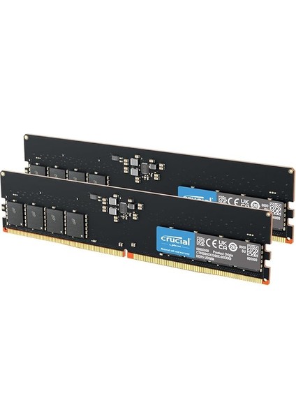 Ram CT2K16G48C40U5 32GB Kit (2X16GB) Ddr5 4800MHZ CL40 Masaüstü Bellek