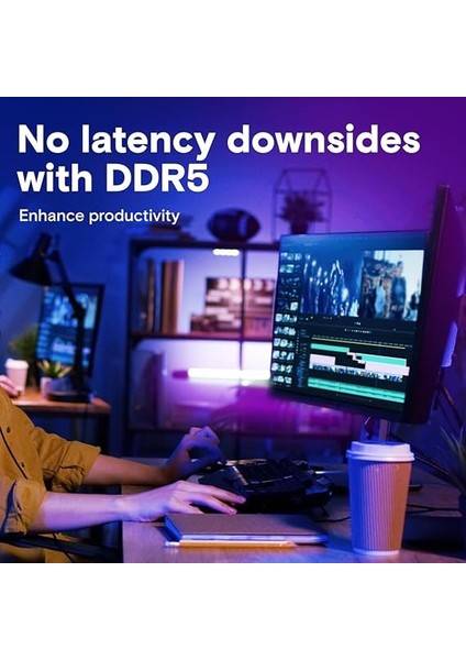 Ram CT2K16G48C40U5 32GB Kit (2X16GB) Ddr5 4800MHZ CL40 Masaüstü Bellek fırsatları