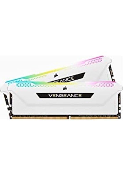 Vengeance Rgb Pro Sl 32GB (2X16GB) 3200MHZ CL16 1.35V Ddr4 Ram, Beyaz (CMH32GX4M2E3200C16W)