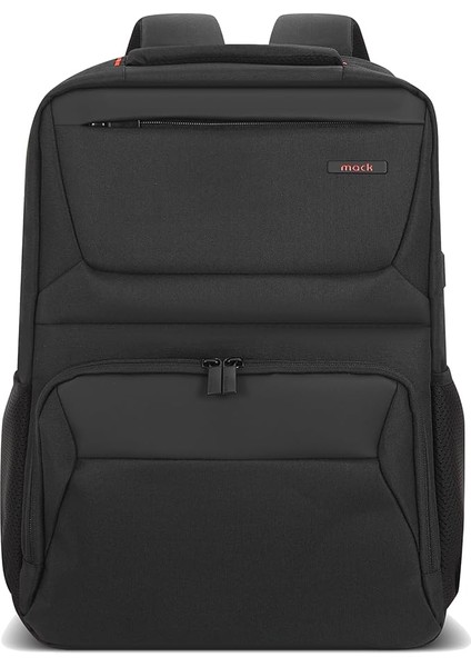Business x MCC-805 15.6 Inç Laptop Sırt Çantası, Mackbook Sırt Çantası, USB Şarj Portlu Bilgisayar ve Notebook Çantası, Kadın Erkek Bilgisayar Iş Çantası, Üniversite Okul Çantası, Siyah