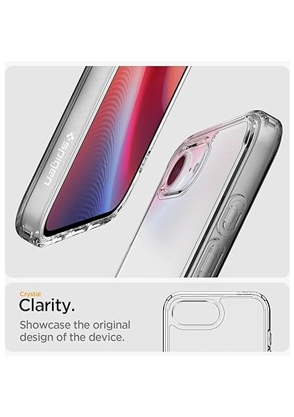 iPhone 16E ile Uyumlu Ince Kılıf Ultra Hybrid Sararma Karşıtı Duraclear Hava Kanalı Teknolojisi Askeri Sınıf Koruma Crystal Clear Şeffaf Kapak - ACS09160 modelleri