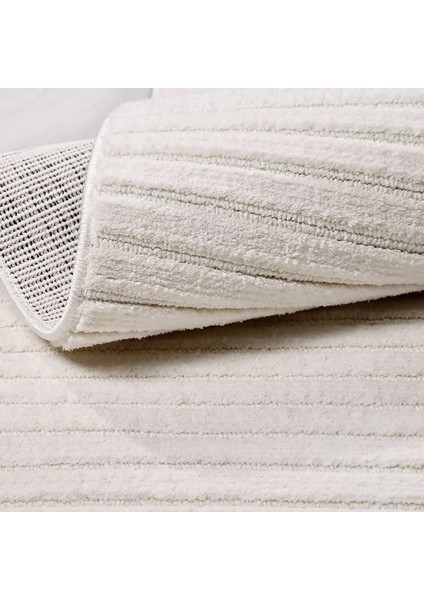 Girons Modern Beyaz Polyester Pamuk Tabanlı Makine Halısı indirimleri