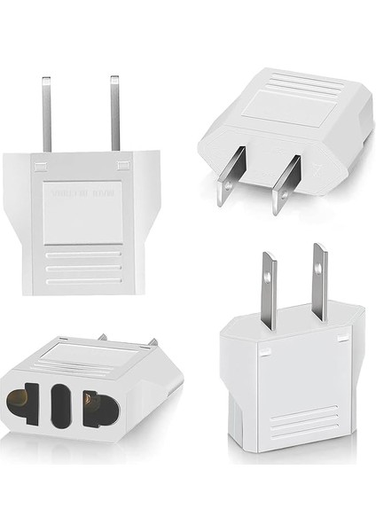 Adet Abd Adaptörü, Ab Avrupa Fransa'dan Abd/amerika/abd/çin/japonya/kanada/meksika Beyaz, Tip A Adaptör