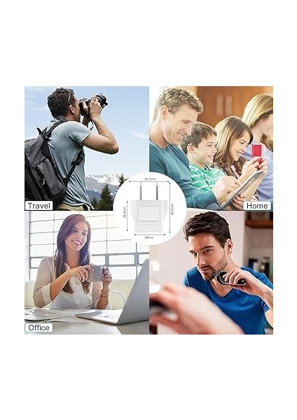 Adet Abd Adaptörü, Ab Avrupa Fransa'dan Abd/amerika/abd/çin/japonya/kanada/meksika Beyaz, Tip A Adaptör modelleri