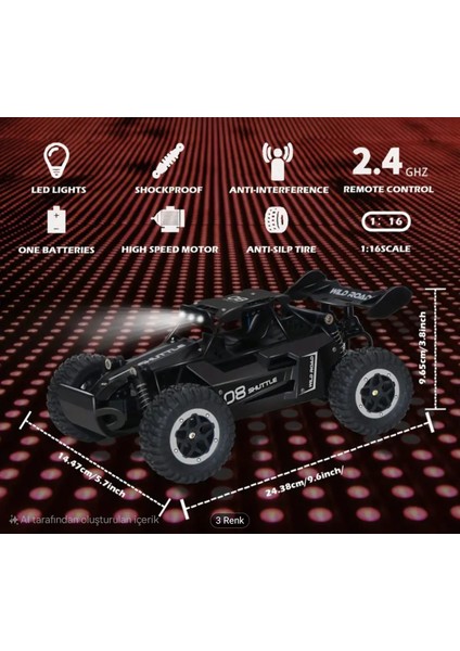 1:16 Ölçekli Yüksek Hızlı Rc Araba indirimleri