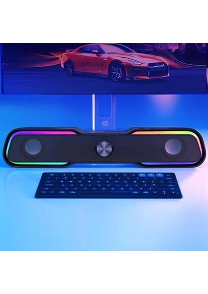 Bilgisayar DHE-6002 Için Soundbar 2X3W Gaming Rgb indirimleri