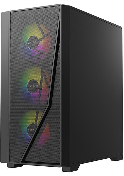 F12 650W 80PLUS Bronze Mesh 4X120MM Argb Fanlı Atx Bilgisayar Kasası