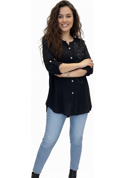 Büyük Beden Pamuklu Otantik Gömlek modelleri