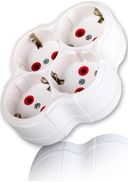 Fetih 101-04 4 Lü Topraklı Fiş-Priz ( Model) 1410