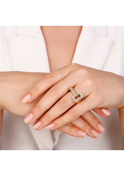 Tasarım Altın Yüzük - 14K