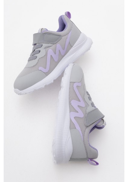 Kız Çocuk Gri Spor Ayakkabı