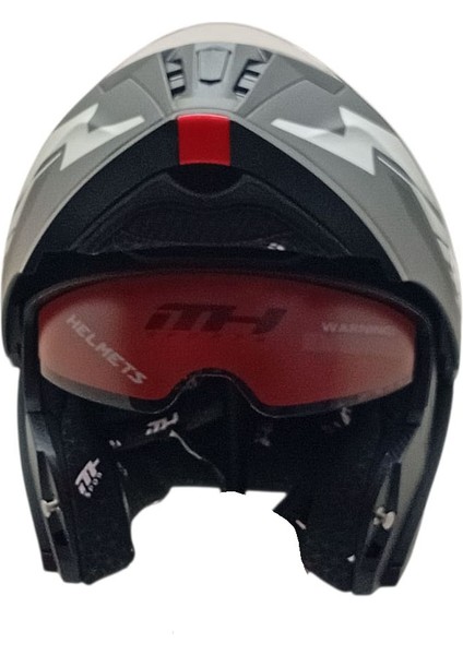 935 Çene Açılır Mat Siyah Gri Kask indirimleri