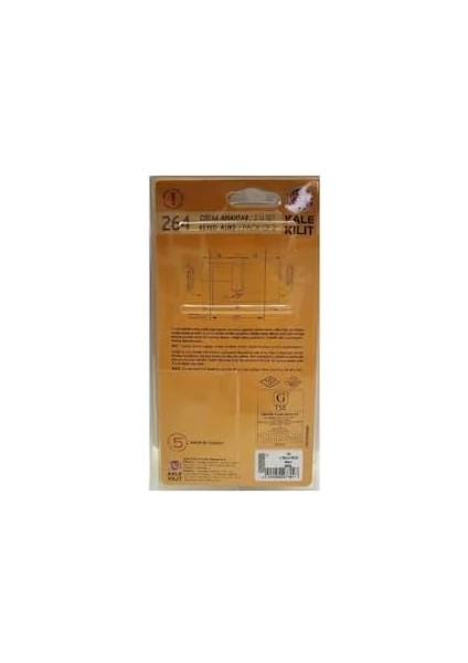 Kilit 264 Ortak Anahtarlı Tuzaklı 2'li Set (Ktbs + Ktbsm) Kilit Göbeği, Tuzaklı Silindir 2'li Set, Barel (68 Mm, Nikel) fiyatları