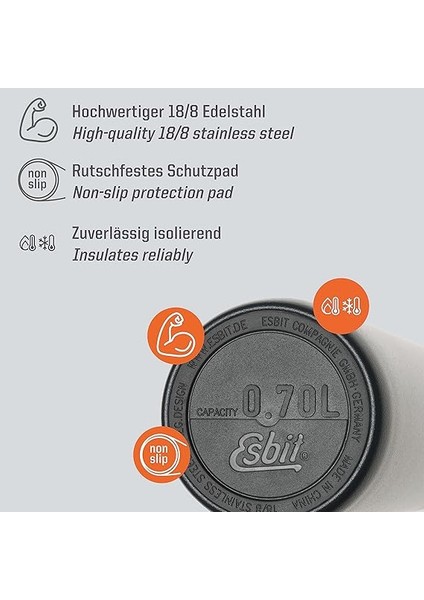 Majoris Paslanmaz Çelik Termos Siyah 0,70L fiyatları