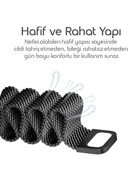 Manyetik Tasarım Milano Loop Kordon ile Uyumlu 5 /lite/ 2/2PRO/S3/S1/S1PRO/S1 Için Terletmeyen Hafif Yapılı Metal Hasırlı Kayış fiyatları