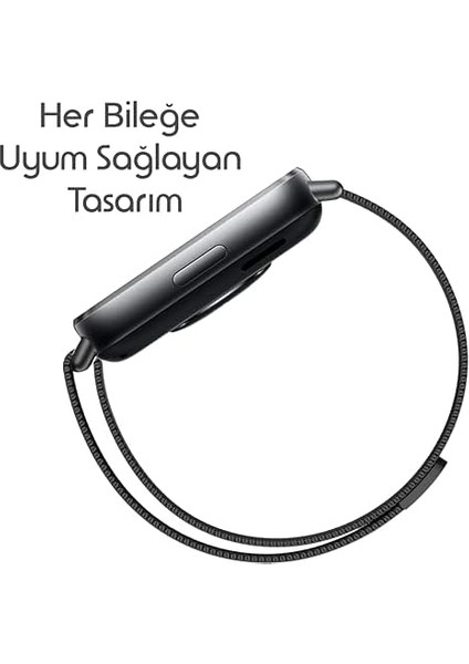 Manyetik Tasarım Milano Loop Kordon ile Uyumlu 5 /lite/ 2/2PRO/S3/S1/S1PRO/S1 Için Terletmeyen Hafif Yapılı Metal Hasırlı Kayış modelleri