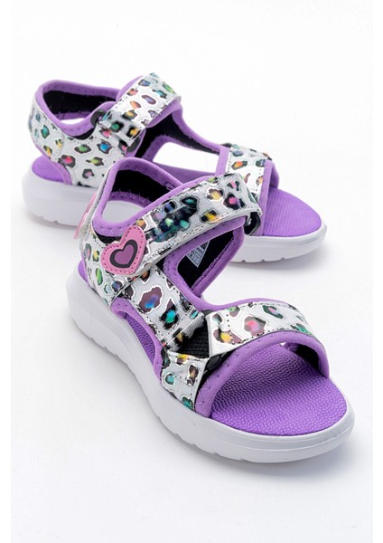 Kız Çocuk Lila Anatomik Hafif Spor Sandalet