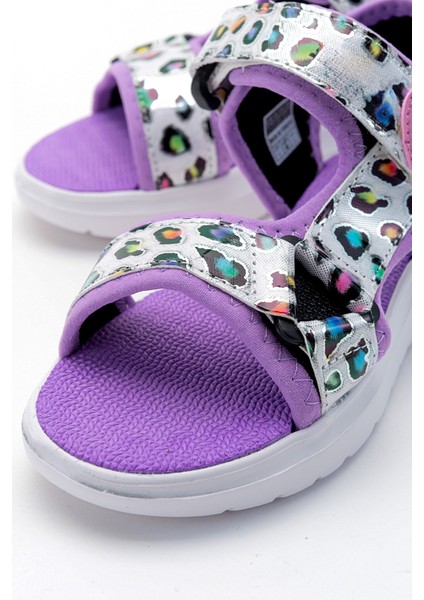 Kız Çocuk Lila Anatomik Hafif Spor Sandalet