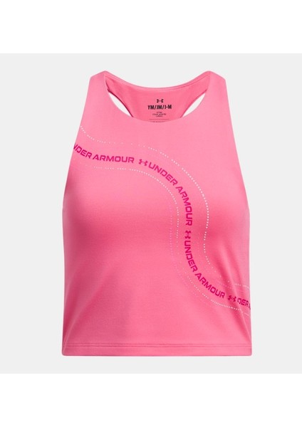 Kız Çocuk Ua Motion Branded Crop Atlet 1390079-672