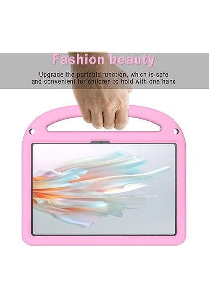 Honor Pad 9 Için Kılıf, Stand Özelliği Pc Çizilmez Koruyucu Çocuklar Kılıf Kolu Ile-Pembe modelleri