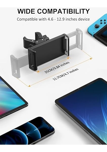 Dönen Bisiklet, 360° Döndürme Evrensel Tablet Bilgisayar Standı, iPad Pro Air Mini 4,6 Inç - 12,9 Inç Tablet Akıllı Telefon Tutucu fiyatları