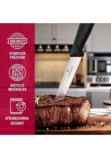 6.7233.6 Mutfak 6'lı Steak-Biftek Bıçağı (Blisterli) modelleri