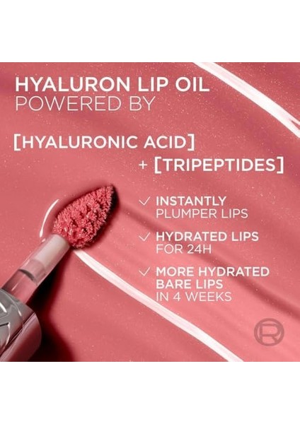 L'oréal Paris Plump Ambition Hyaluron Lip Oil Besleyici ve Nemlendirici Dudak Parlatıcısı - 641 Latte Glace fiyatları