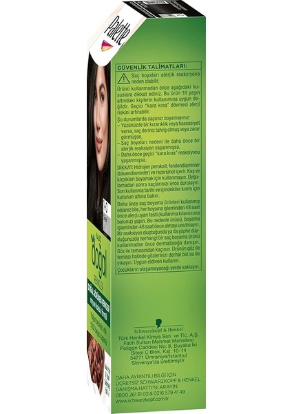 Kalıcı Doğal Renkler 1-0 Siyah Kakao Yağı & Yulaf Çekirdeği Özlü Saç Boyası indirimleri