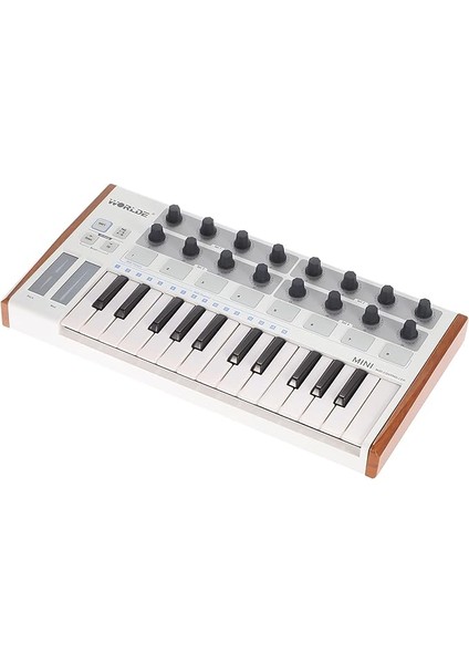 Taşınabilir Mini Profesyonel 25 Tuşlu USB Mıdı Davul Pedi ve Klavye Denetleyicisi