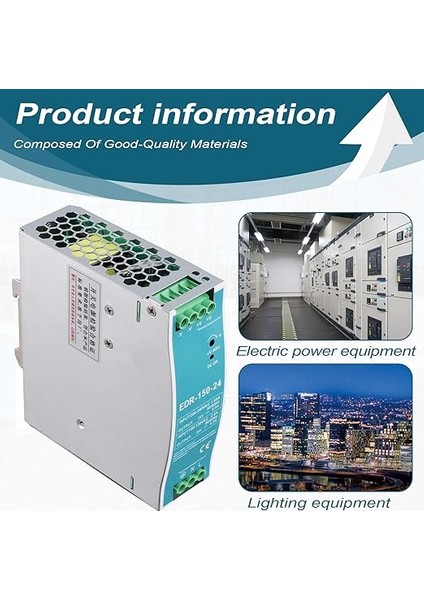 Dın Ray Üzerinden 24 V 150 W - 150 W-24 V Güç Kaynağı, Dc Çıkış Voltaj Regülatörü (Ac-Dc), Güç Kaynağı 100V-240V modelleri