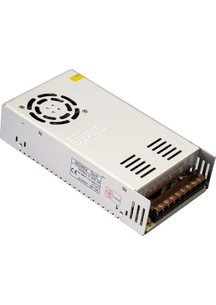 24 V 15 A Dc Evrensel Ayarlı Anahtarlama Güç Kaynağı 360 W Isı Kontrollü Fan ile Monte Cctv, Radyo, Bilgisayar Projesi, 3D Yazıcı, LED Sürücü Için