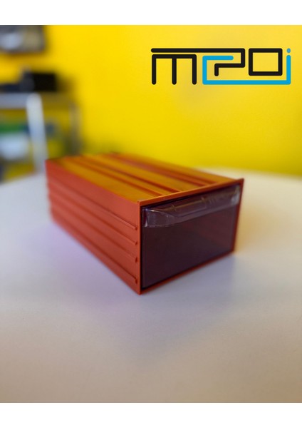 Tek Gözlü Turuncu Plastik Çekmeceli Organizer Kutu | Atölye, Hobi ve Endüstriyel Kullanım modelleri