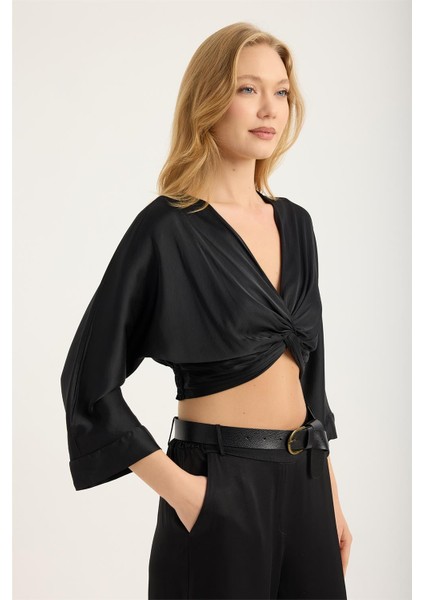 Kısa Burgulu Bluz modelleri