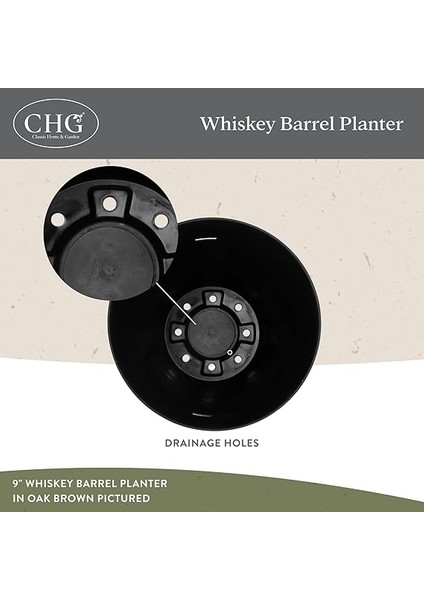 Home And Garden 74 Viski Fıçısı, 9 Inç, Eskitilmiş Meşe modelleri