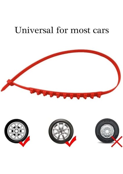 Yeni Nesil Pratik Kar Zinciri Lastik Zinciri 8'li Tekrar Kullanıma Uygun Pratik Tak Çıkar fırsatları