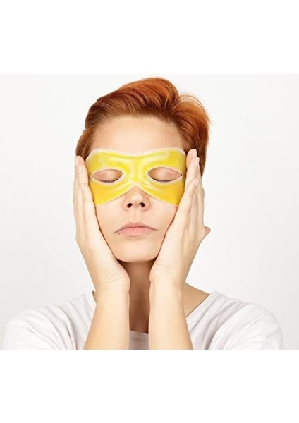 Vanaca Termojel Göz Maskesi, Göz Için Soğutucu ve Isıtıcı Kompres Jel, Göz Altı Morlukları Azaltmaya Yardımcı Soğuk Sıcak Kompres Jel Sarı Renkli fiyatları