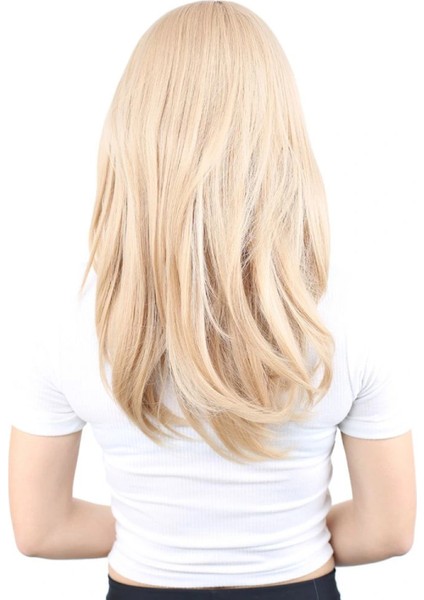 Kahkülsüz Fiber Sentetik Orta Boy Düz Peruk - Balköpüğü fırsatları