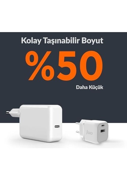 20W Gan Usb-C Usb-A Şarj Aleti & Ipad & Uyumlu Pd Qc4.0 Type-C Hızlı Şarj Cihazı modelleri