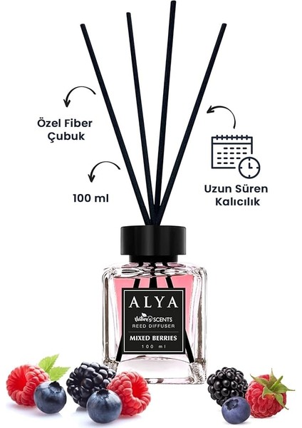 Alya Nature's Scents Mixed Berries Bambu Çubuklu Oda Kokusu- Karışık Meyve Kokusu fiyatları