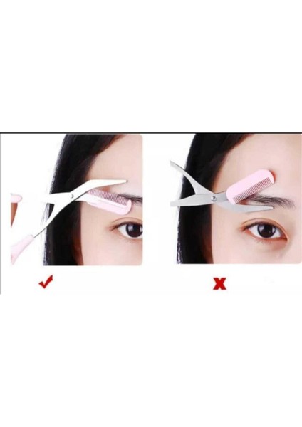 Kaş Makası Düzeltici Makas Kirpik Makas Klipleri Şekillendirme Kaş Kiprik Makası fırsatları