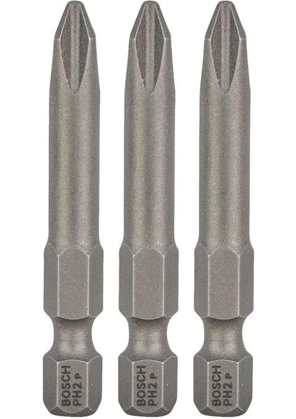 Professional Vidalama Ucu, Gri, 3 Adet, Gri