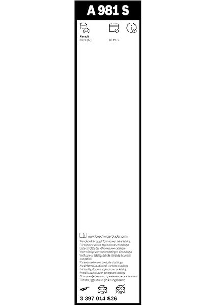 Aerotwin Silecek Seti Renault Clio 5 (2020-2024) [700/300 Mm] A981S 3397014826 fırsatları